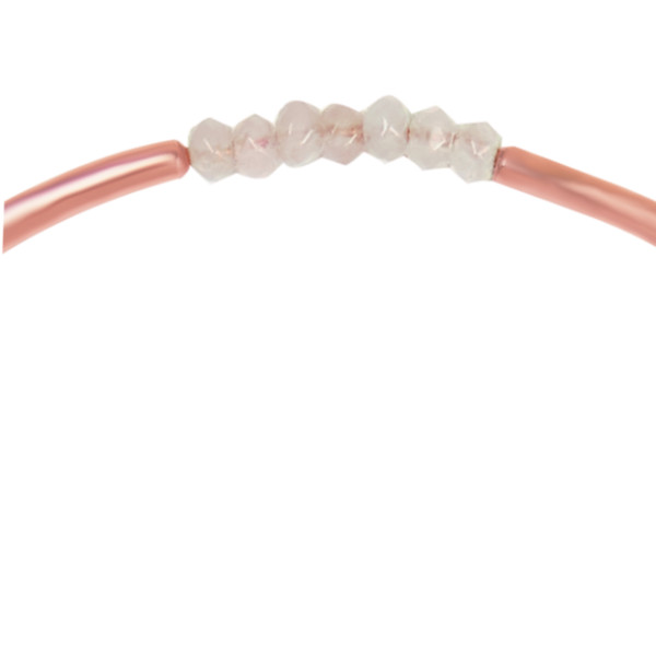 Bracelet for woman pink chalcedony and gold 